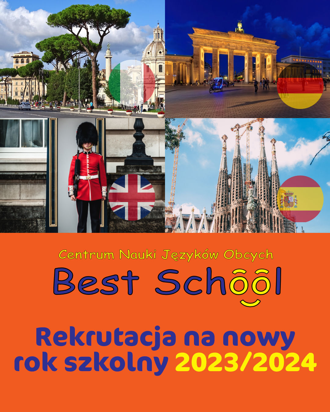 Rekrutacja do szkoły językowej BEST-SCHOOL 2023-2024